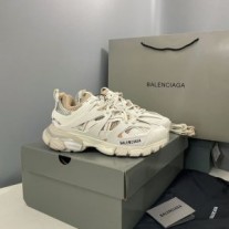 Balenciaga Glow In The Dark Track Sneakers UniseX In Apricot