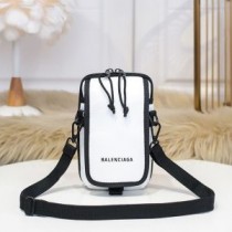 Balenciaga EXplorer Crossbody Pouch Arena Lambskin In White