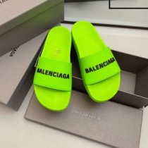 Balenciaga Pool Slides UniseX In Green